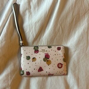 Coach Christmas coin purse